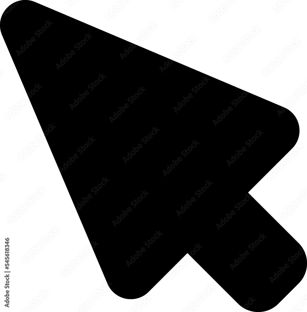 Cursor Click glyph Icon