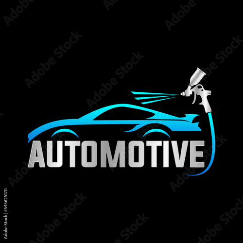 car detailing automotive logo template vector illustration