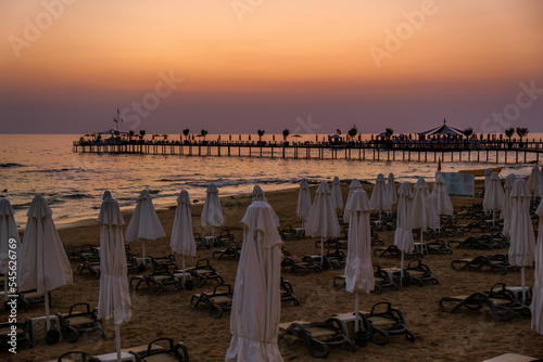 Sunset in Side, Turkey