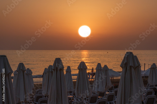 Sunset in Side, Turkey