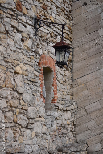 old lantern on the wall