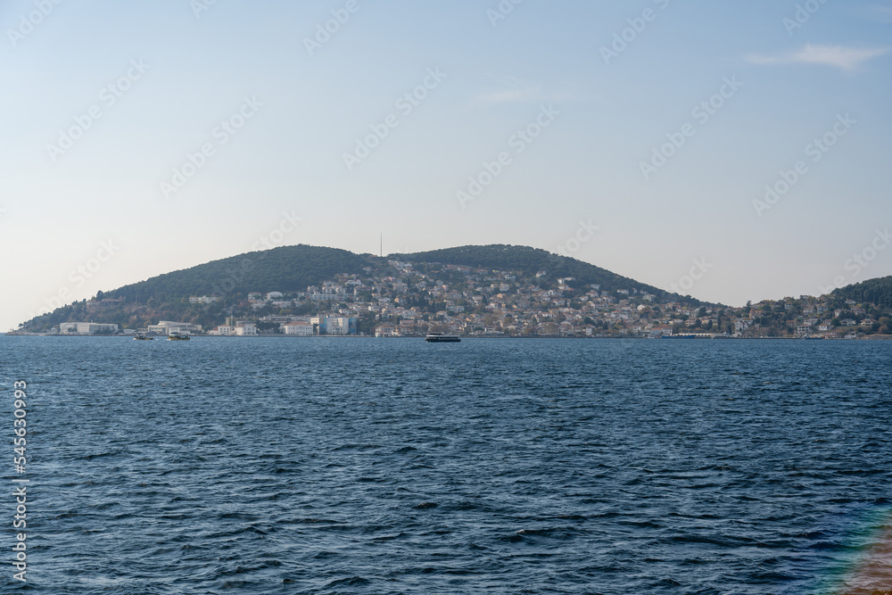 Istanbul Turkey- 11 12 2022. Princes' Islands. Princes' Archipelago Turkey. Turkish name: Adalar.