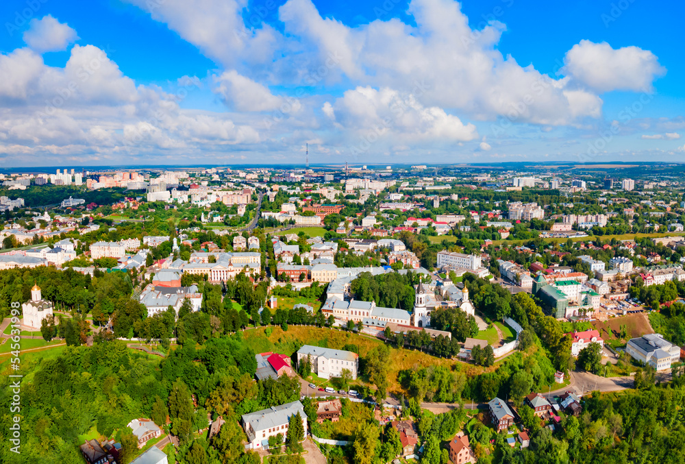 Fototapeta premium Vladimir city centre aerial panoramic view
