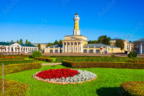 Fire observation tower in Kostroma, Russia photo