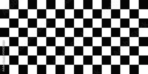 Leinwand Poster Chessboard with a square grid
