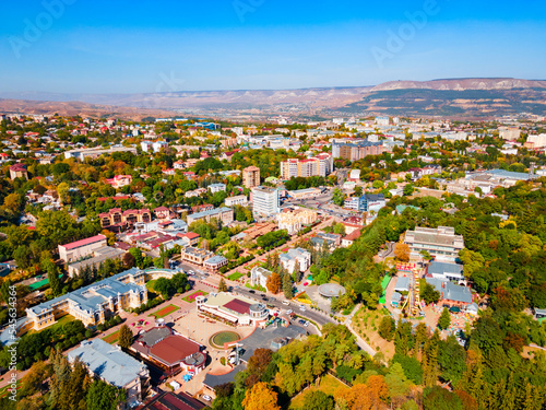 Canvas Print Kurortny Boulevard aerial view, Kislovodsk