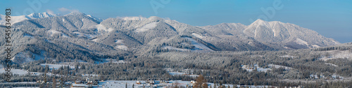 panorama Koscielisko Valley is considered one of the most beautiful Tatra valleys, Poland