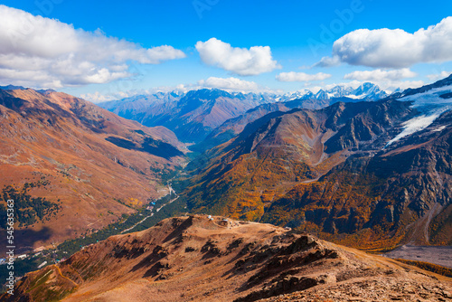 Mountains in Mount Elbrus region, Russia