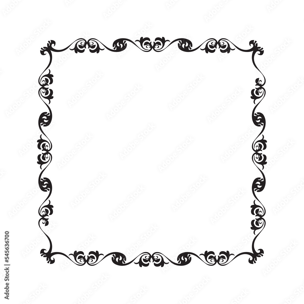Frame, in the style of an ornament, Vector illustration eps 10, Art. Frame, in the style of an ornament, Vector illustration eps 10, Art.