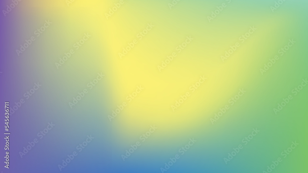abstract gradient trendy wavy yellow blue and green color background illustration