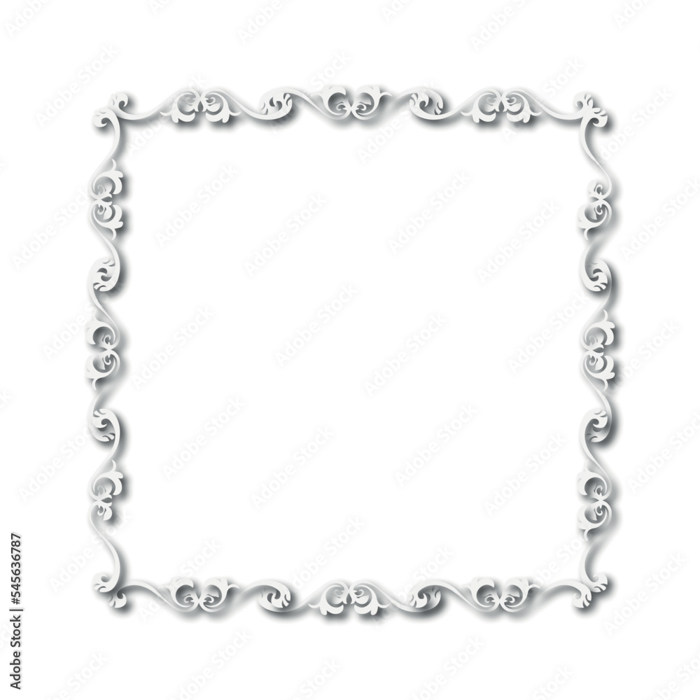 Frame, in the style of an ornament, Vector illustration eps 10, Art. Frame, in the style of an ornament, Vector illustration eps 10, Art.