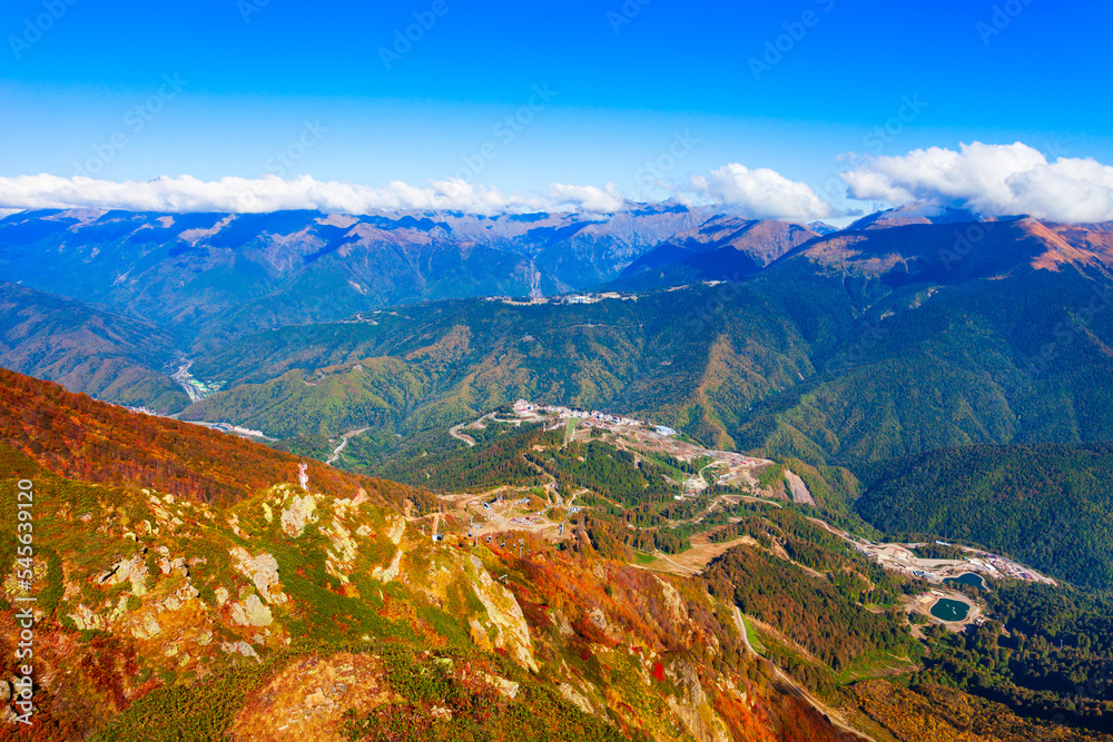 Caucasus mountains, Rosa Khutor, Sochi