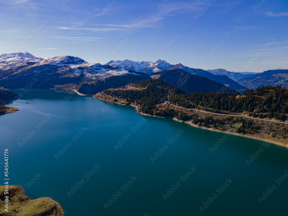 Lac de Roselend, Beaufort, Savoie, France