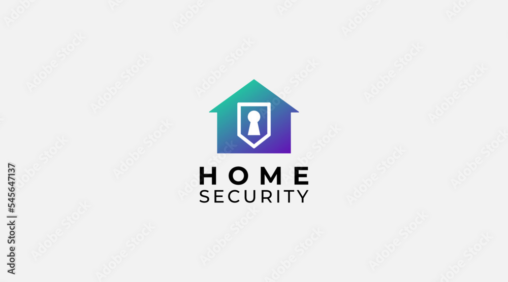 home security logo. Modern logo icon template vector design
