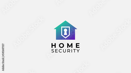 home security logo. Modern logo icon template vector design