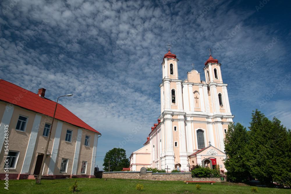 Catholic Church of St. George in the village Vorniany, Belarus Catholic Church of St. George in the village Vorniany, Belarus