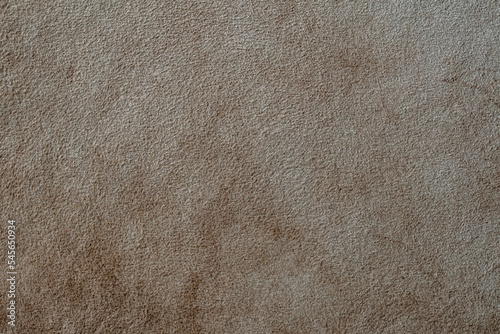 Beige fur wool abstract pattern nature skin soft warm fluffy for background and texture, closeup, top view