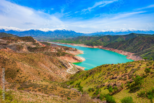 Hisorak water reservoir near Shahrisabz, Uzbekistan © saiko3p