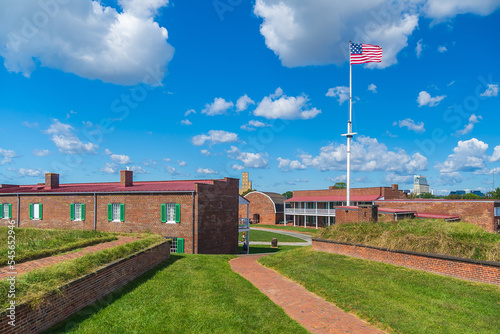 Fort McHenry National Monument in Baltimore, Maryland