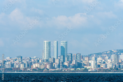 Istanbul  Turkey- 11 12 2022. Turkey  Istanbul  View of Sea of Marmara and buildings on coast. 