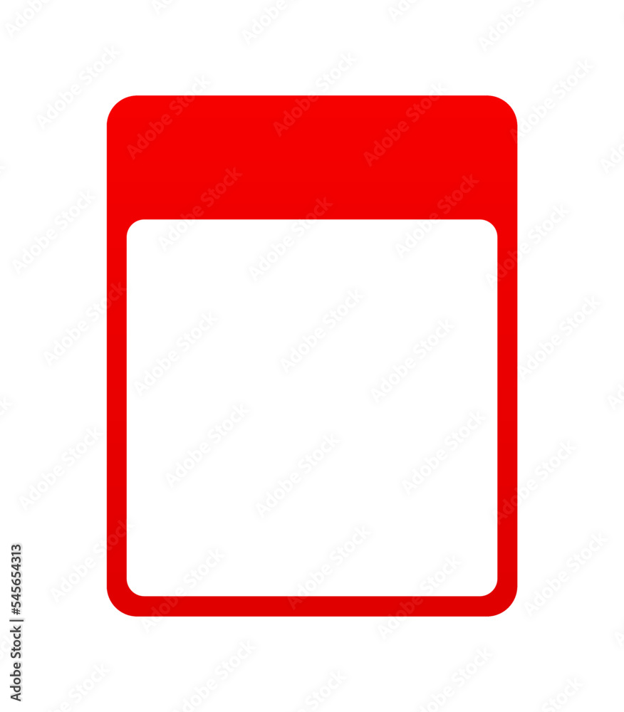 Czerwona tabela ramka - obrazy, fototapety, plakaty 