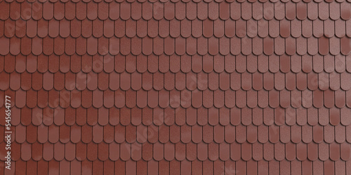 3d illustration of roof ceramic texture in interior and architecture, background