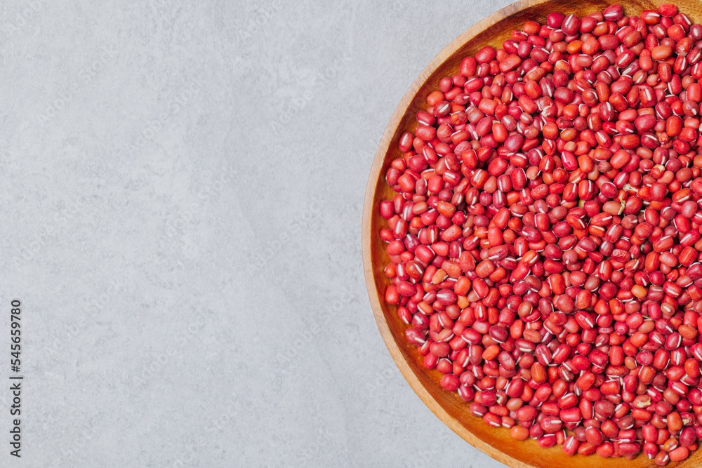 Red beans on a plate Red beans on a plate