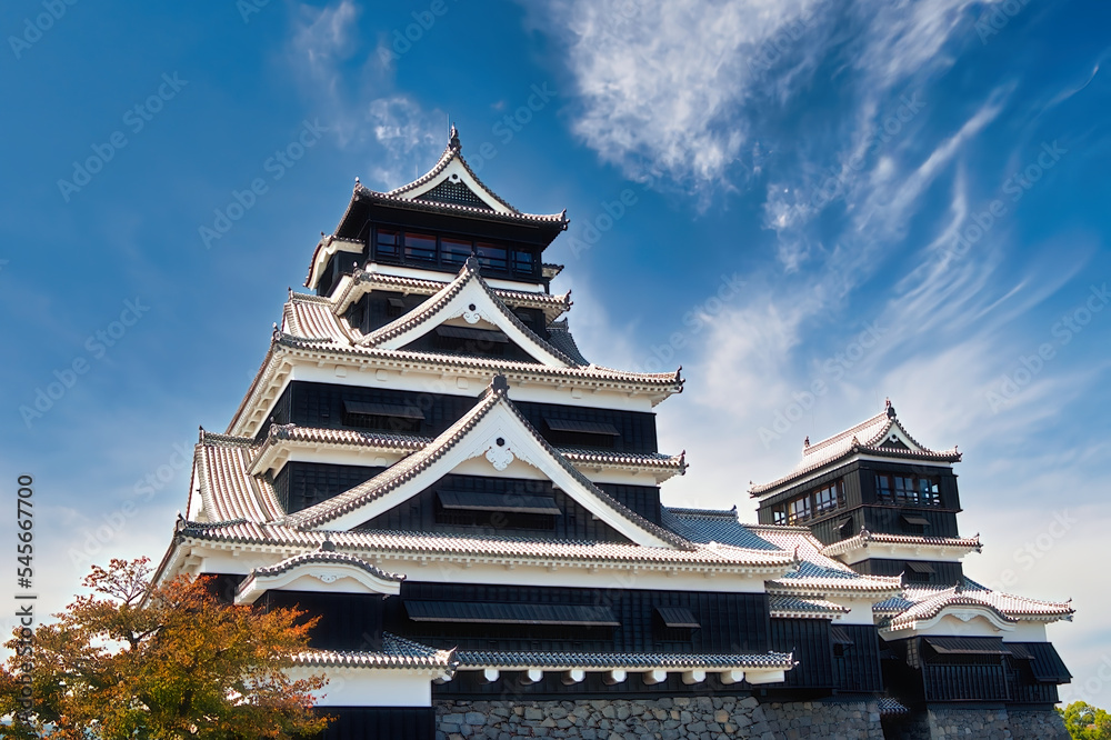 Kumamoto Castle in Kumamoto Prefecture, Japan Kumamoto Castle in Kumamoto Prefecture, Japan