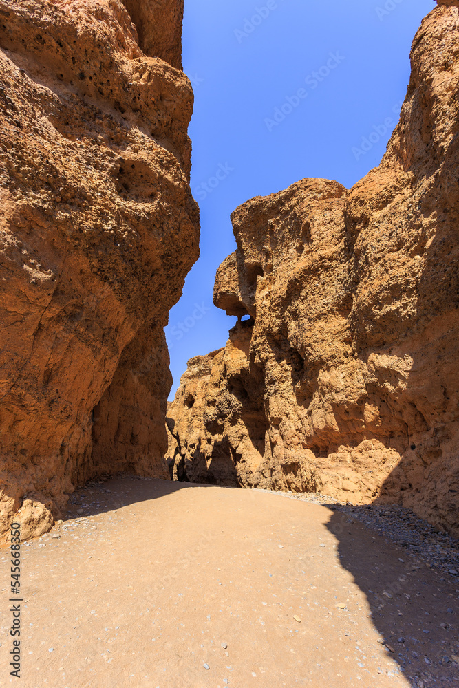 Sesriem Canyon, important attraction Namib Desert. Namibia.