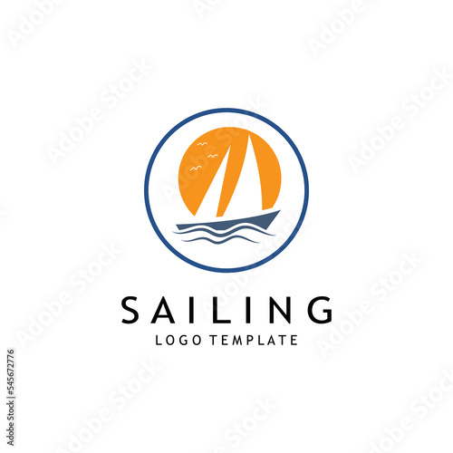 sailboat illustration design vector template Free Download sailboat illustration design vector template - GFXLoad