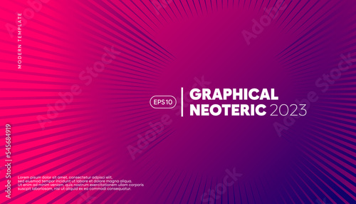 Abstract dynamic lines background. Futuristic presentation template design concept for technology, business, and data analysis. Vector, 2023