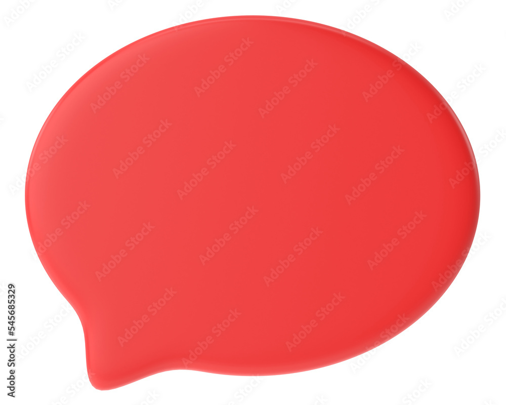 Speech bubble. Speech balloon. Text box. 3D illustration. Speech bubble. Speech balloon. Text box. 3D illustration.