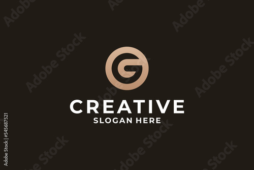 initial letter G logo design inspiration.