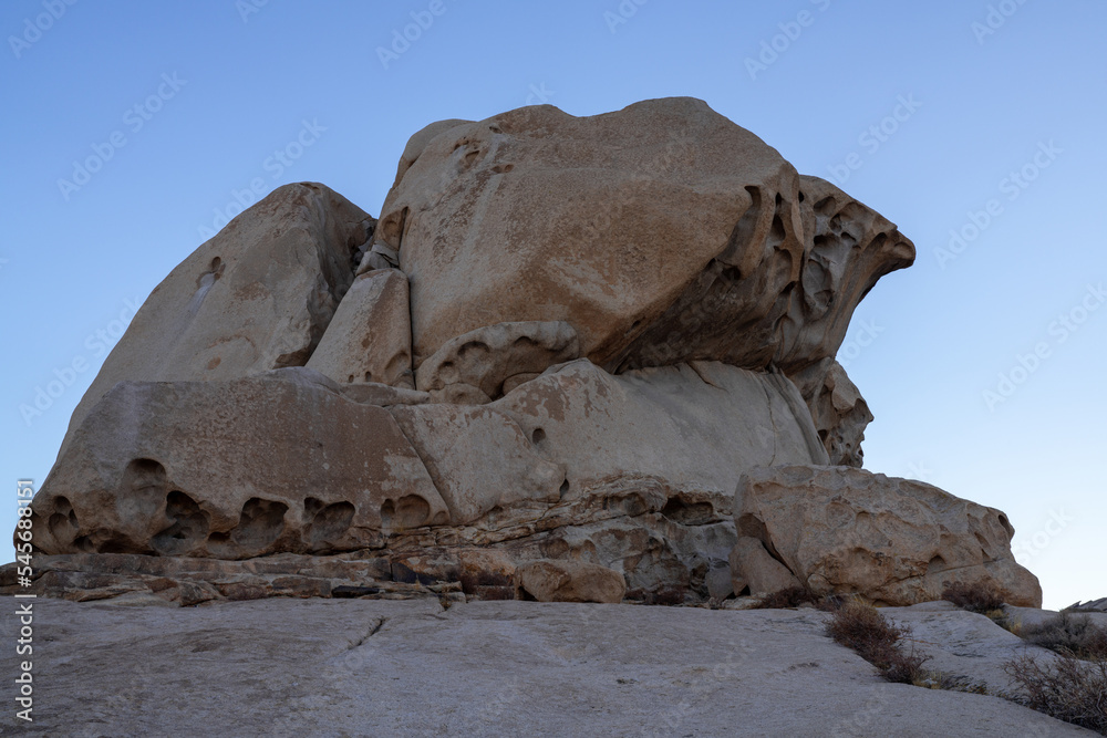 Granite rocks of Bektau-Ata consist of granite lava solidified on the surface and in the cracks of the earth.