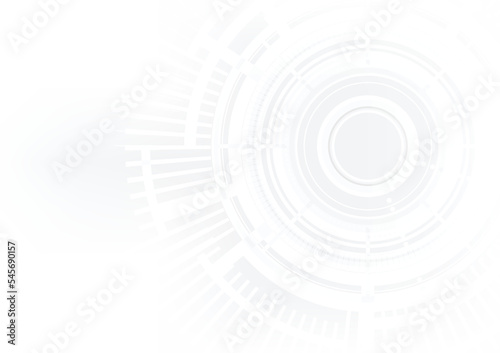 Abstract Technology Communication Concept Vector Background white gray with various technology elements high-tech communication concept innovation background