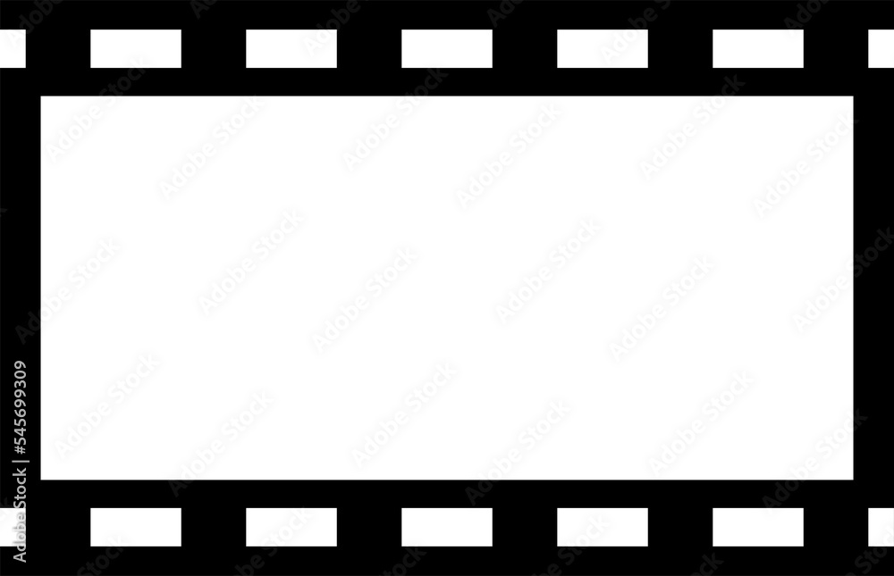 Obraz premium 35mm filmstrip photo frame Rectangle design element