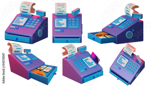 Cash registers. Retail equi...