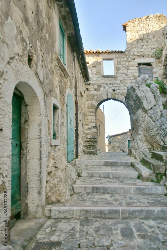 The Italian village of Bagnoli del Trigno.