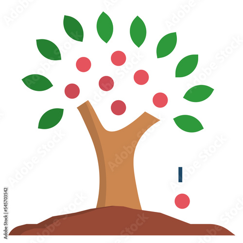 abundance flat style icon