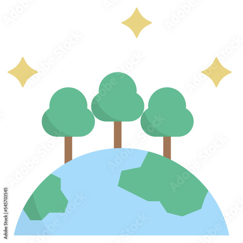 abundance flat style icon