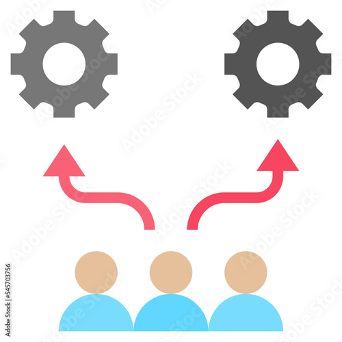 alternative flat style icon