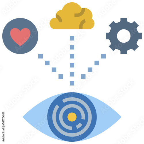 behavioral flat style icon