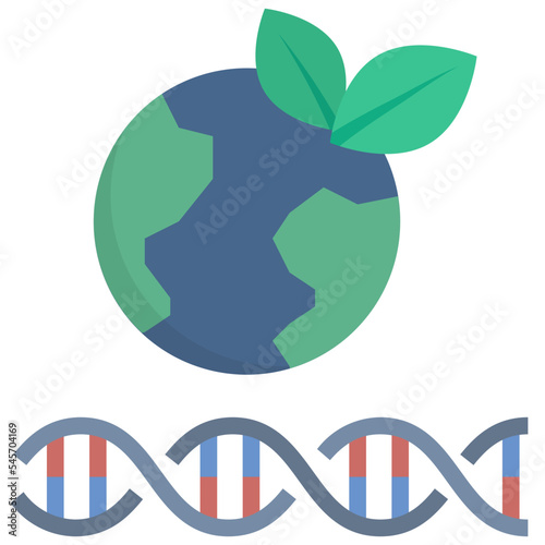bio flat style icon