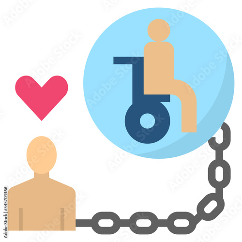 burden flat style icon