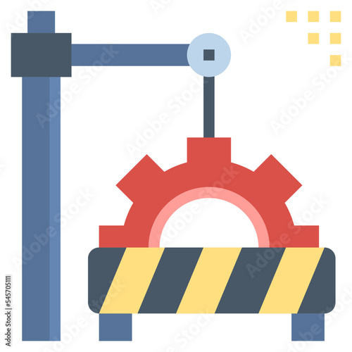 construction flat style icon