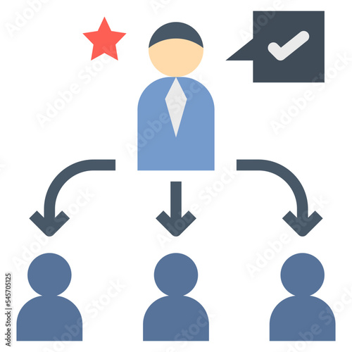 consult flat style icon