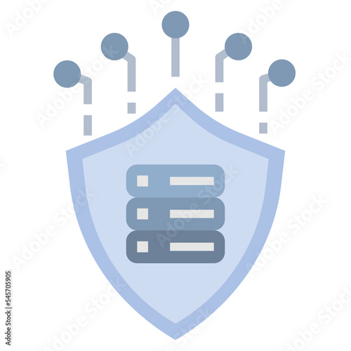 digital flat style icon