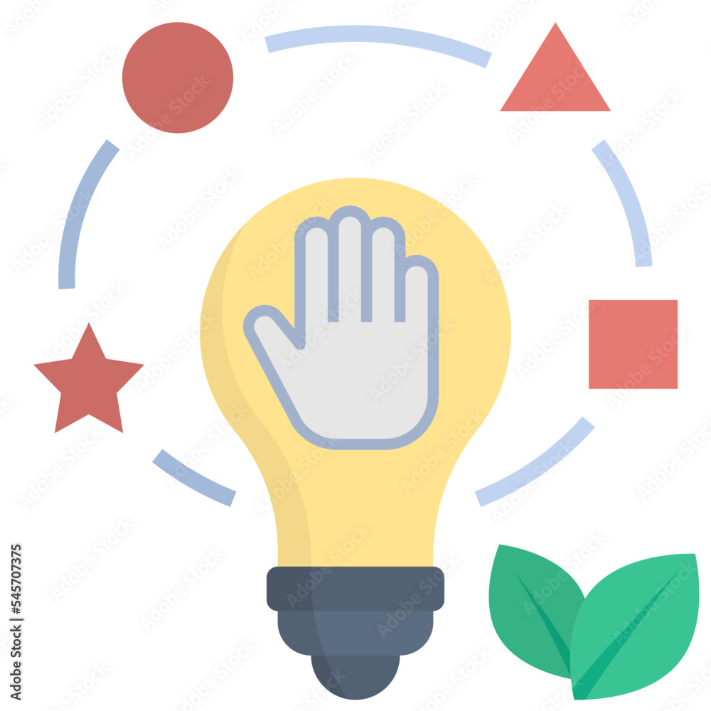 Obraz premium handmade flat style icon