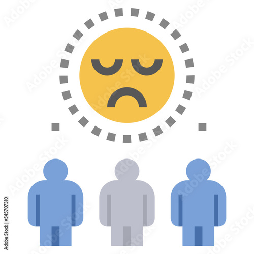 grief flat style icon