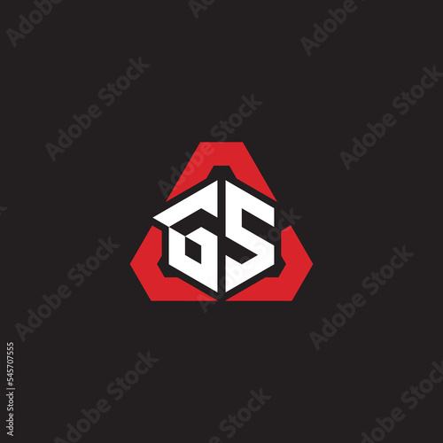GS initial logo esport team concept ideas